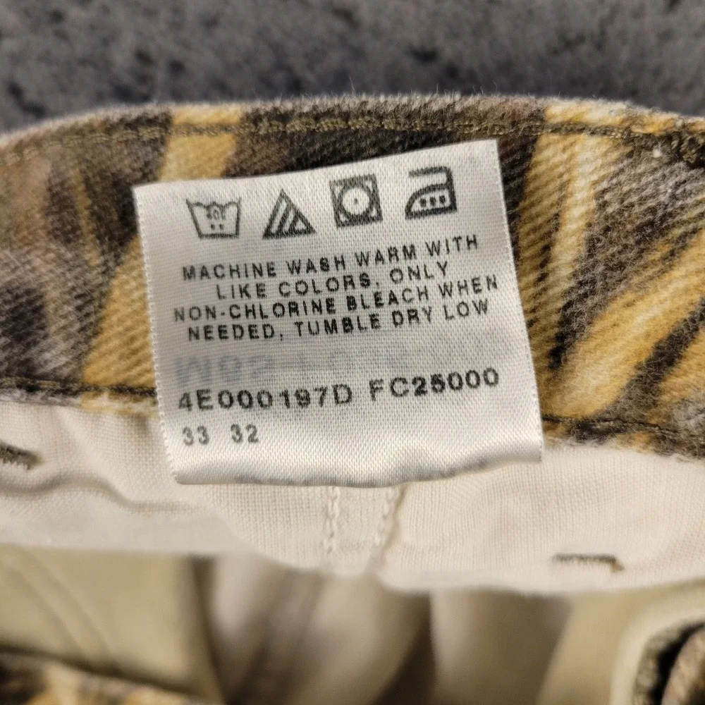 Wrangler Pants Mens 32x32 Camo Cargo Relaxed Straight Advantage Max4 HD Hunting